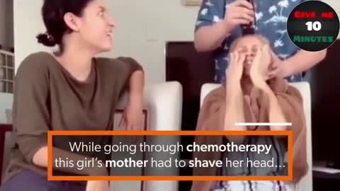 Try not to cry| Mother had to shave her head but.....