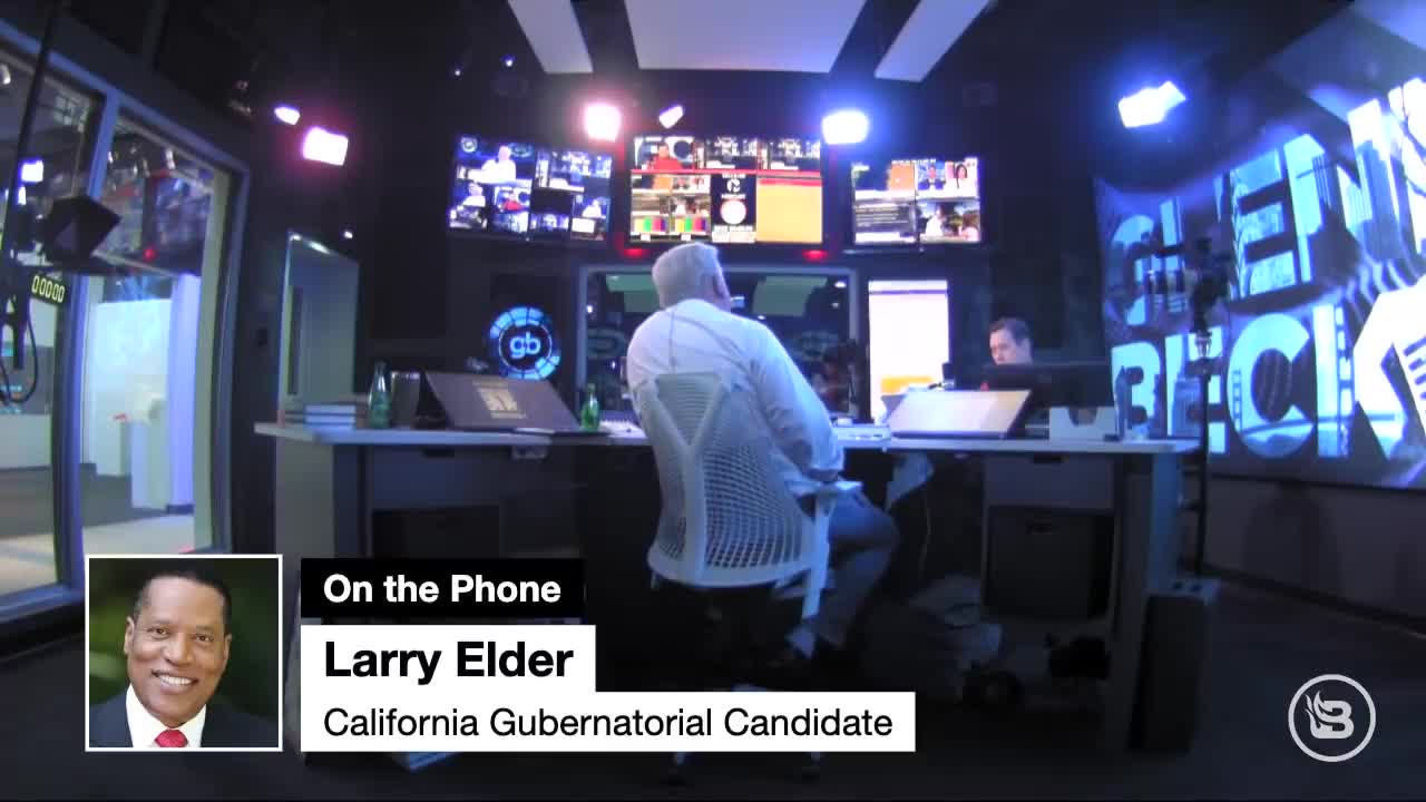 Gubernatorial Candidate (CA), Larry Elder discusses state of race w/ Glenn Beck.