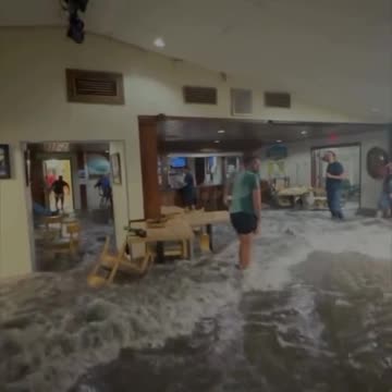 A Bigger Wave Hits The Marshall Islands Mess Hall The 2nd Time!!!