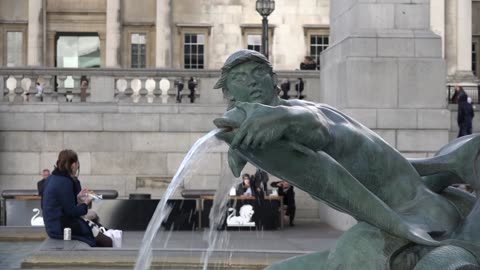 Trafalger Square Fountains London