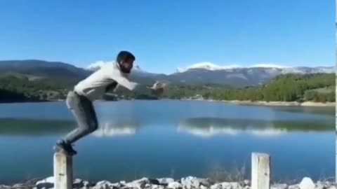 Brother was showing his talent when brother's talk started