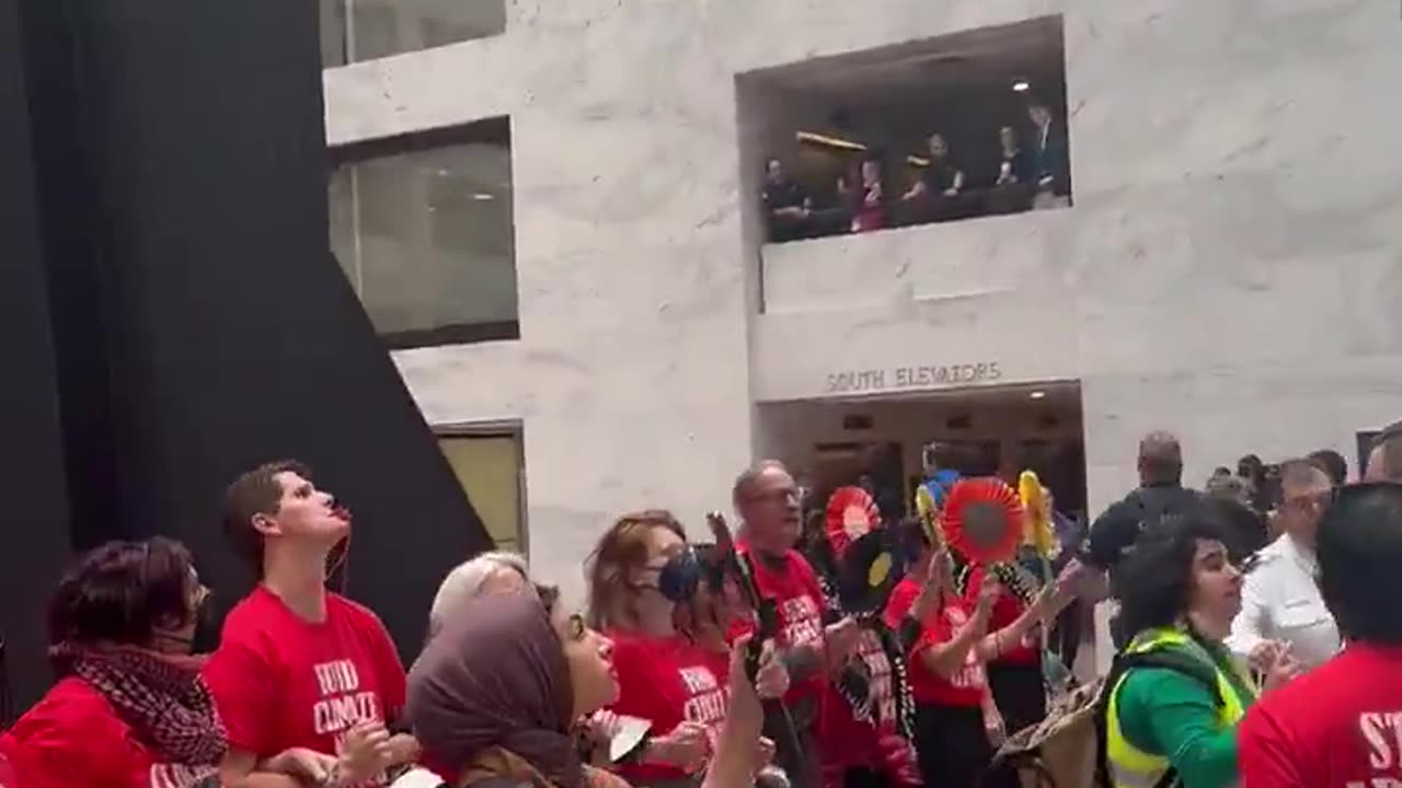 "An Insurrection in the Senate? Pro-Palestine Protesters Disrupt and Demand Action!"