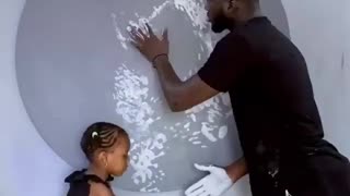 A Father/Daughter Hand Painting That Will Blow You Away!