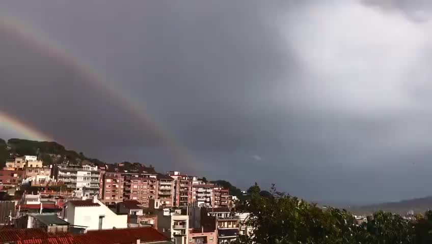 Double Rainbow in Spain