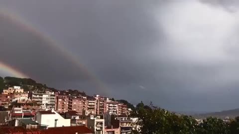 Double Rainbow in Spain