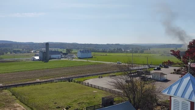 Strasburg Railroad from the silo