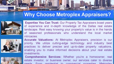 Heighten Your Property Valuation Experience with Metroplex Appraisers in Dallas, TX