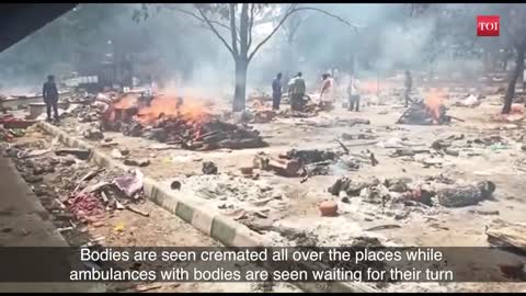 body smoking in India due to Covid19