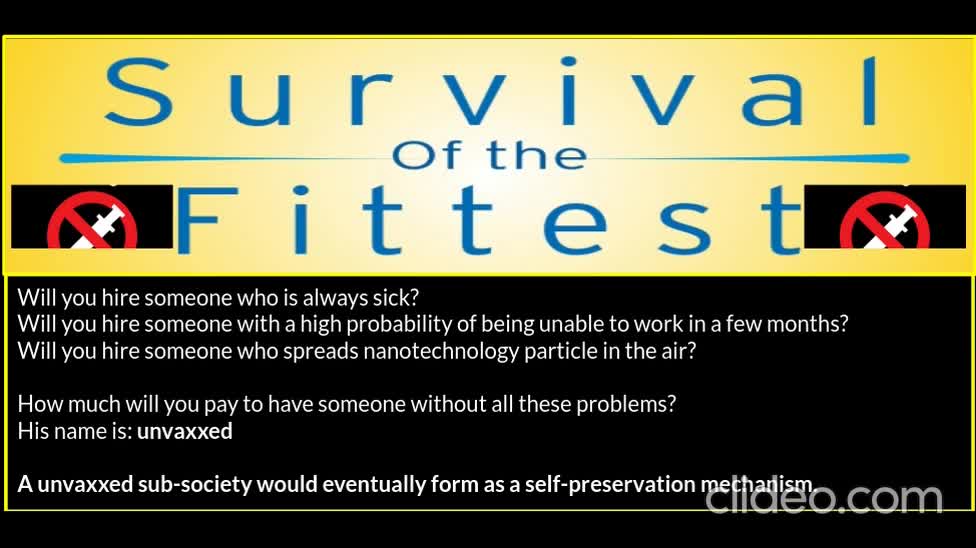 An unvaxxed sub-society would eventually form as a self-preservation mechanism.
