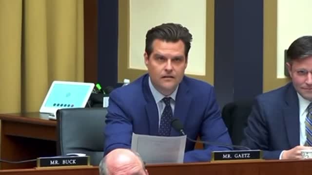 Matt Gaetz officially enters Hunter Biden’s laptop from HELL into the CONGRESSIONAL RECORD