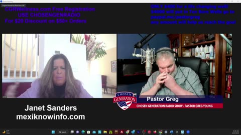 Janet Sanders With Pastor Greg Discusses Americans Threatened in Mexico