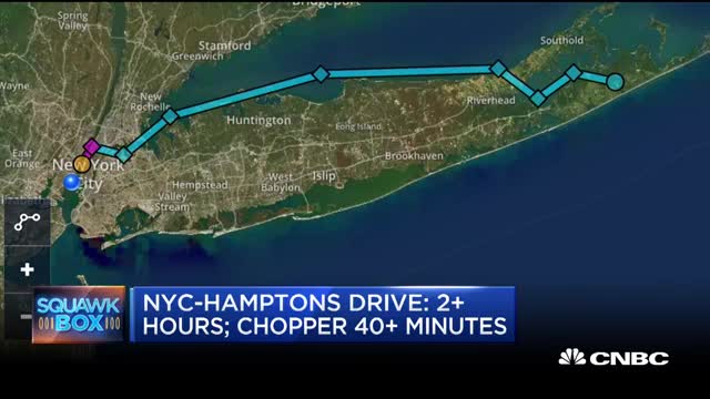 Hopping to the Hamptons by helicopter