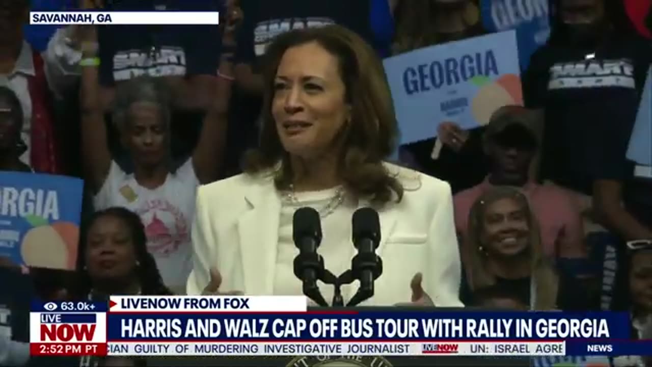 WATCH: Full Kamala Harris speech in battleground state of Georgia