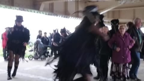 Beltane Border Morris - Firedance - Upton Folk Festival 30 Apr 23