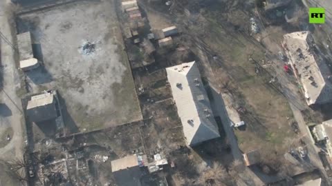 Drone footage shows devastation caused by fighting in Mariupol