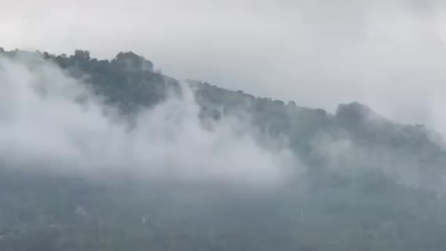 Clouds and mountains here are so peaceful