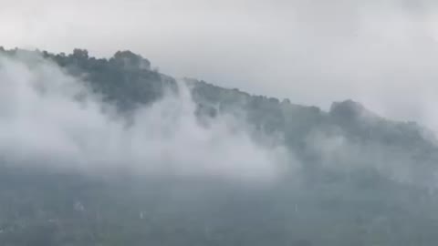 Clouds and mountains here are so peaceful