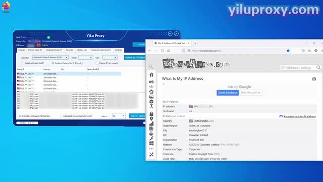 How to use YiLu proxy in local Firefox browser----hide the real IP of the machine?