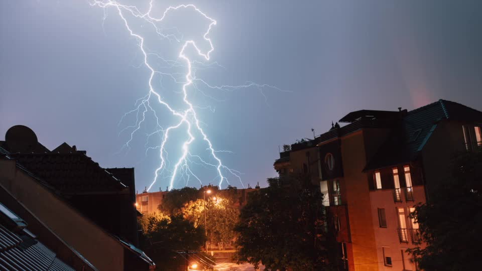 ⛈ Thunderstorm and 10 hours of Rain for Relaxing, Sleeping and Studying