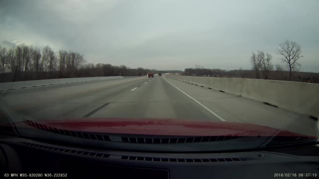 Semi Hits Runaway Tire