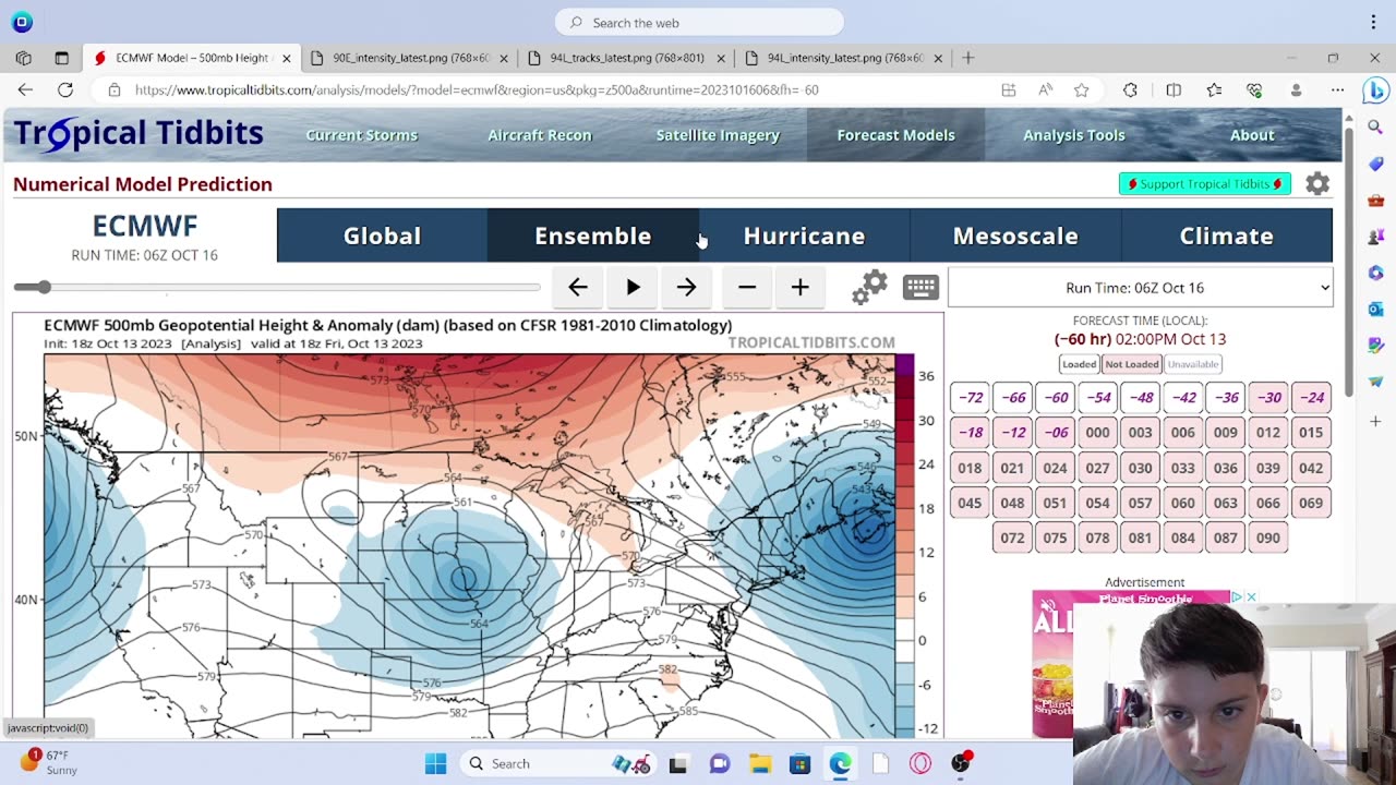 The Weather 7 News October 16, 2023 (a 70% chance of formation in Africa, Weather patterns changing)