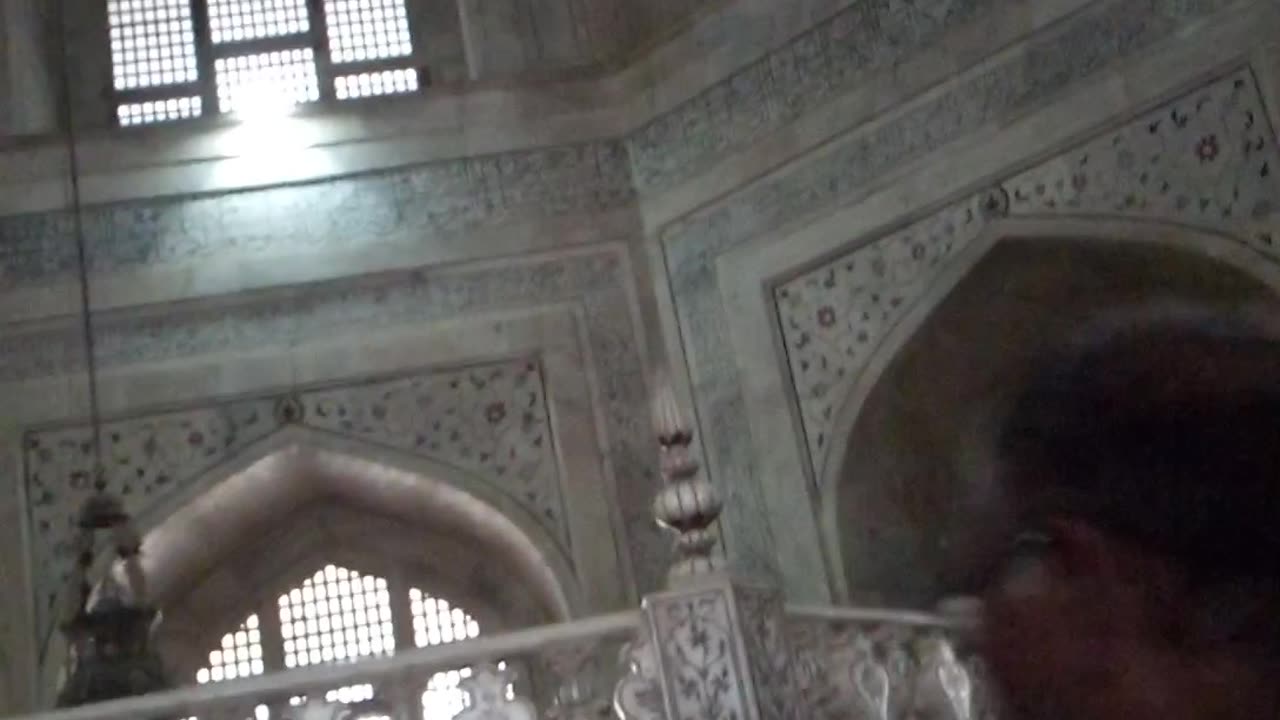 Inside view of Seventh wonder of the world Taj Mahal