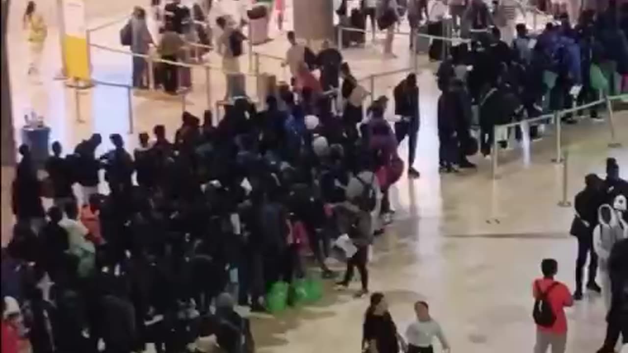 Spanish government is shutting down entire airport to exclusively fly African immigrants into Spain.