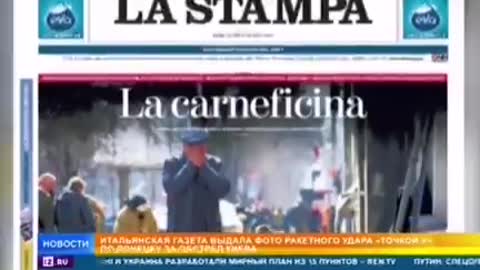 TG Russo, parla della Stampa italiana - Italia barzelletta mondiale