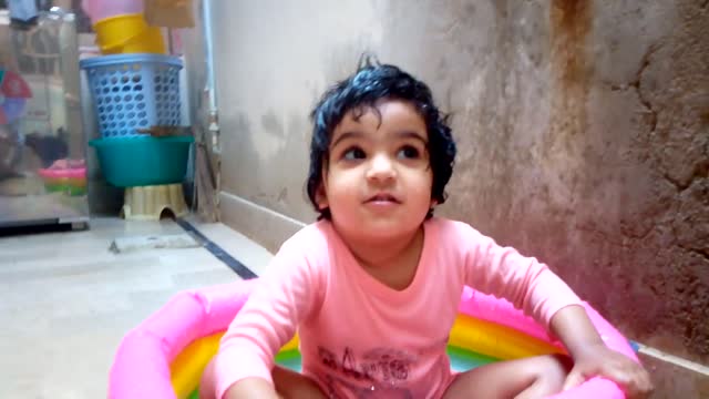 Cute baby teaches Mathmatics