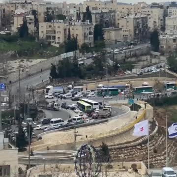 20,000 vehicle strong convoy for freedom arriving in Jerusalem