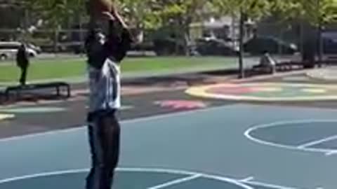 Basketball Shot in Slow Motion