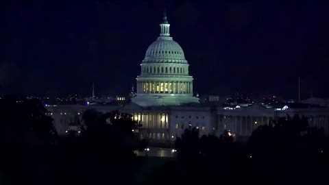 THE CAPITOL TONIGHT DURING A GIANT MOTORCADE 😁