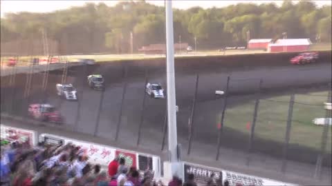 USMTS @ Salina HighBanks Speedway Heat #3- 8-22-2020