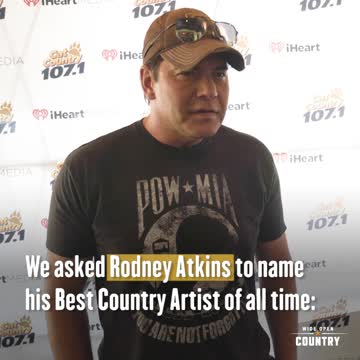 Rodney Atkins on his Best Country Artist of All Time
