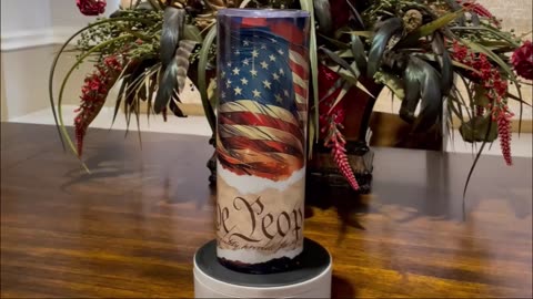 We The People Tumbler | American Flag Tumbler | Patriotic Tumbler