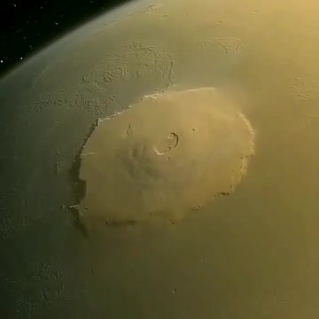 The highest known landform in the Solar System, Olympus Mons, began to form