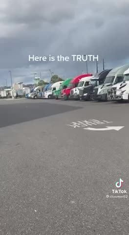 TACOMA WASHINGTON - TRUCKS AND CRANES AT THE PORT ARE AT A STANDSTILL