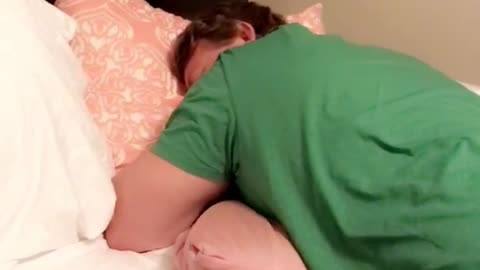 Man in green farts in sleep
