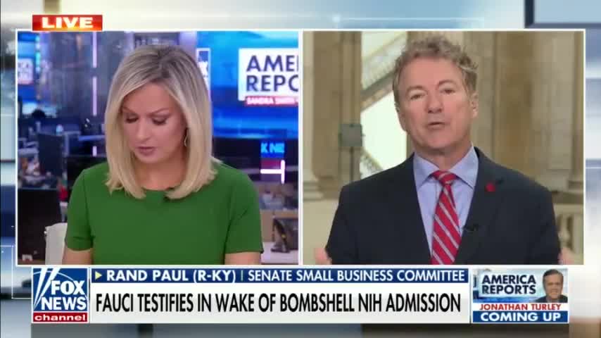 Rand Paul Joins John Roberts & Sandra Smith on American Reports - November 4, 2021