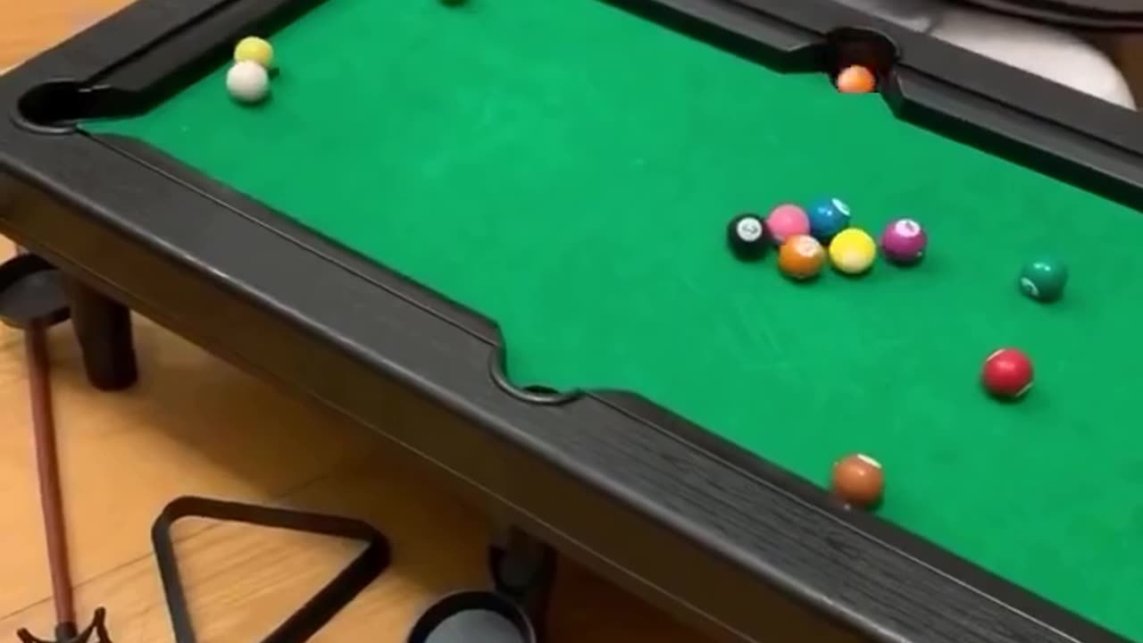 Mini Desktop Pool Table | Link in Description