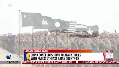 China concludes joint military drills with five Southeast Asian countries