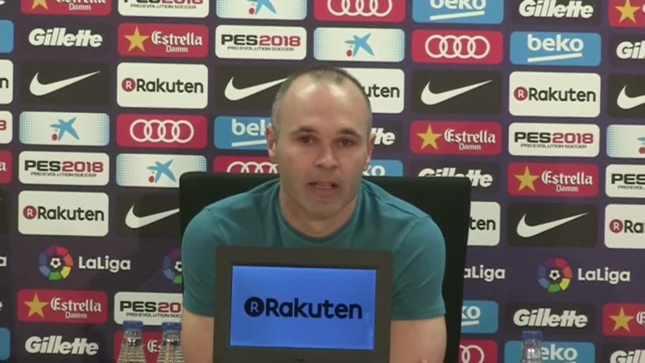 Andrés Iniesta anuncia que dejará el Barcelona al final de la temporada