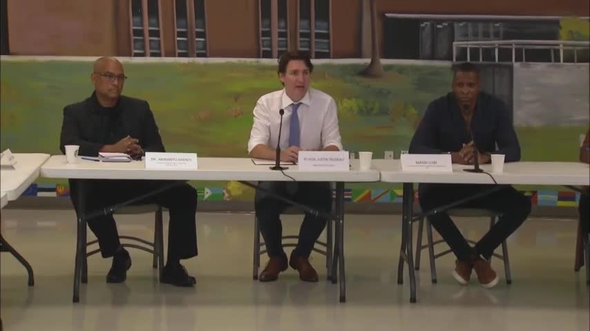 PM Justin Trudeau discusses gun violence with community leaders in Toronto – July 5, 2022