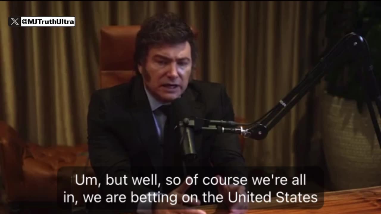 Javier Milei, President of Argentina, says he’s all-in on Donald Trump