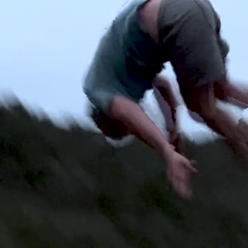 HOLY FLIP! Kennedy Thanks Supporters for Donating by Back Flipping Off Cliff