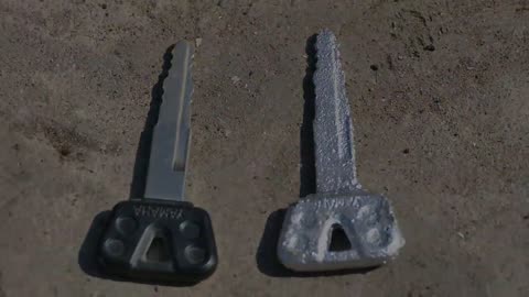 Tiny Metal Casting - Aluminum Casting Motorbike Key