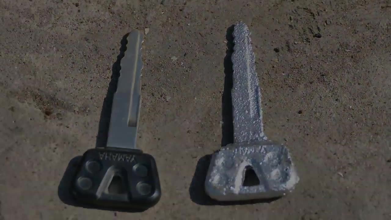 Tiny Metal Casting - Aluminum Casting Motorbike Key