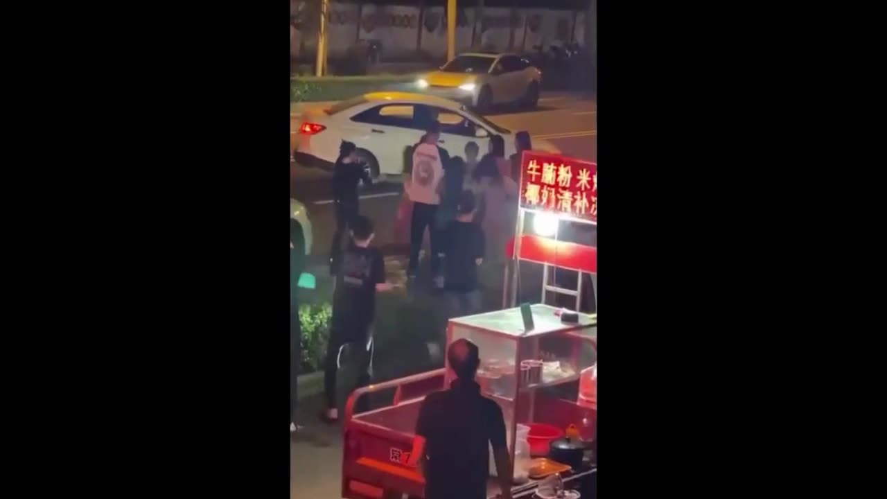Drunk Fight In China