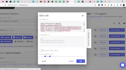 Addditional Backlinking Options in Menterprise