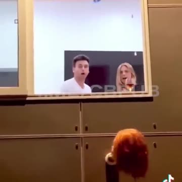 I think the guy jumped higher than the girl 🤣🤣